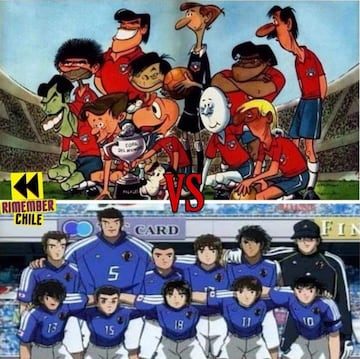 Los memes que dejó la goleada de Chile por 4-0 sobre Japón.