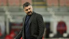 Soccer Football - Serie A - AC Milan v Napoli - San Siro, Milan, Italy - March 14, 2021 Napoli coach Gennaro Gattuso before the match REUTERS/Alessandro Garofalo