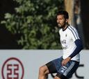 Garay trabajó con el grupo pero sigue siendo duda para la final