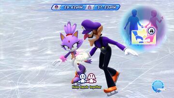 Captura de pantalla - Mario &amp; Sonic en los Juegos Olímpicos de Invierno - Sochi 2014 (WiiU)