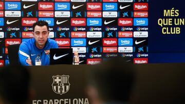 Rueda de prensa de Xavi Hernández.