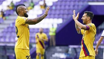 Jugando juntos, el 'Rey' y el argentino han logrado un 76% de rendimiento y crearon 10 goles como dupla en casi 80 partidos. Ante Valladolid se volvieron a juntar.