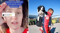 Usuaria de Tiktok llama “infumables” y “ególatras” a mexicanos por llevar a perros rescatistas a salvar gente en Turquía, tras el terremoto del pasado 6 de febrero.