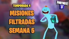 Fortnite Temporada 4: Misiones filtradas de la Semana 5