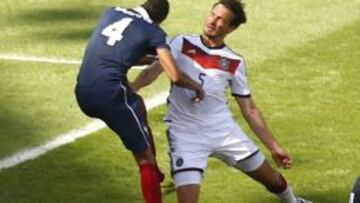 Varane y Hummels, en el gol.