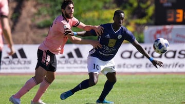 Imagen del partido entre el Marino y el Marbella