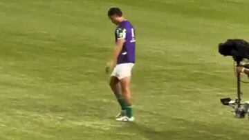 La reconciliación entre Ríos y la hinchada de Palmeiras.