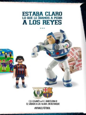 Los carteles del Leganés