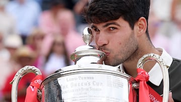 The Spaniard clinched his second title at the London-based event after an exhibition display against Jiri Lehecka.