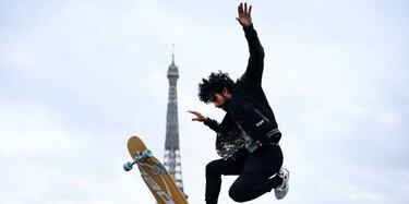 Skate en la Plaza del Trocadero de Par¨ªs