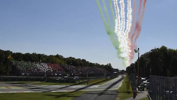 Imagen del GP de Italia de 2015 de F1 en Monza.