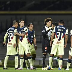 La alineación del América para enfrentar a Querétaro