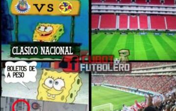 Los mejores memes del partido Chivas vs América