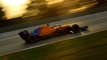Carlos Sainz (McLaren MCL34, Test F1 2019).