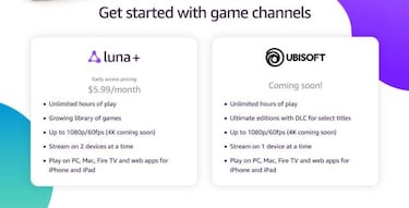 Amazon presenta Luna, su servicio de juego en la nube estilo Netflix