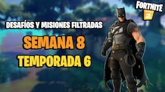Fortnite Temporada 6: desafíos y misiones filtradas Semana 8