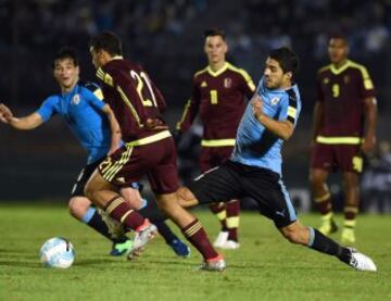 Venezuela enfrentó a Uruguay en el Centenario de Montevideo. 