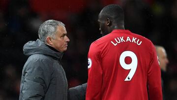 Mou acusa a su plantilla de no tener la mentalidad de Lukaku