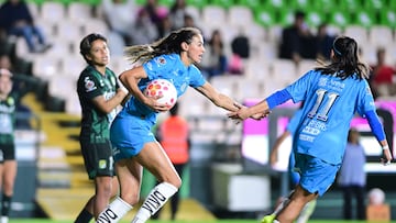 Rayadas corta paso perfecto y empata ante León