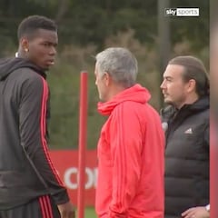 Guerra Mourinho-Pogba: alta tensión en su reencuentro