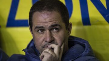 Andre Soares Jardine head coach of America during the 15th round match between America and Cruz Azul as part of the Liga BBVA MX, Torneo Clausura 2025 at Ciudad de los Deportes Stadium, on April 12, 2025 in Mexico City, Mexico.