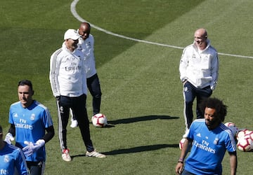 El Real Madrid prepara su partido contra el Huesca