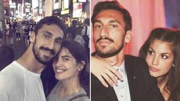 Davide Astori y Francesca Fioretti: una historia de amor vivida por medio mundo. Foto: Instagram