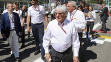 Bernie Ecclestone en Monza.