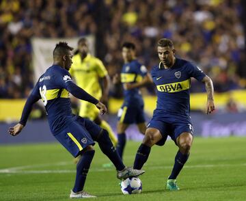 Frank Fabra y Edwin Cardona.