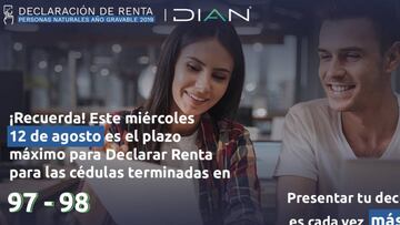 Este año 3.5 millones de personas naturales deberán presentar la declaración de renta correspondiente al año gravable 2019. Desde el 11 de agosto inició
