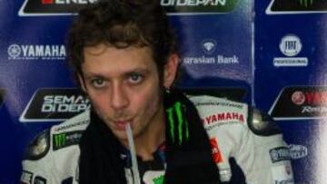 Rossi ha concluido al frente de la tabla de tiempos el test de Sepang, empatado con Pedrosa.