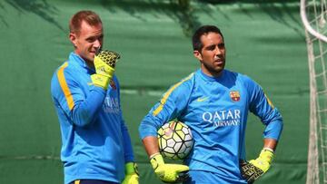 Ter Stegen repasó su disputa con Bravo por la titularidad en Barcelona