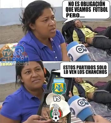 Los memes acaban con México tras su caída ante Argentina