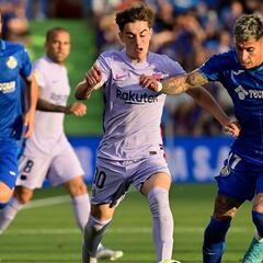 Aprobados y suspensos del Getafe: Aleñá hizo el único tiro entre los palos.