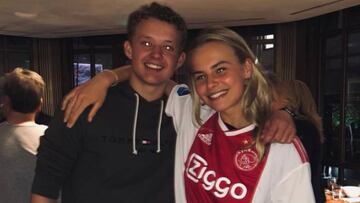 La novia del jugador del Ajax de &Aacute;msterdam, Matthijs, reaccion&oacute;, pues el equipo de su novio elimin&oacute; a la Juve de Cristiano Ronaldo