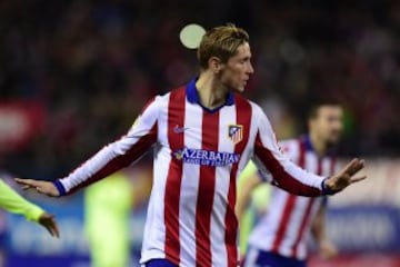 1-0. Fernando Torres celebró el primr tanto.