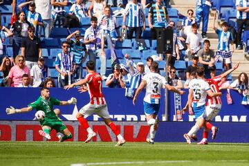 El gol de Mario fue anulado por fuera de juego.