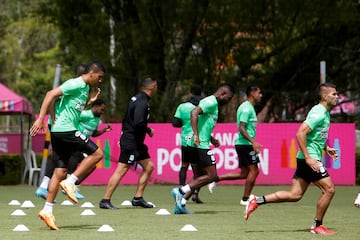 Imágenes del entrenamiento de Atlético Nacional previo al clásico con Independiente Medellín.