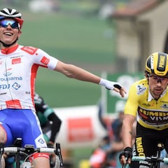 Gaudu se estrena en el World Tour y se acerca a Roglic