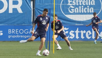 Entrenamiento Deportivo de La Coruña. ximo Navarro