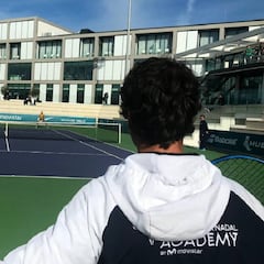 Nadal prepara la temporada 2019 entrenando con Munar