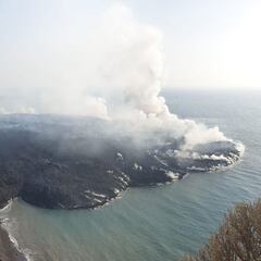 ¿Qué es la isla baja que se ha formado en La Palma y de quién será propiedad?