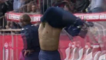 Así fue el gesto de frustración de Mbappé tras una nueva derrota del PSG