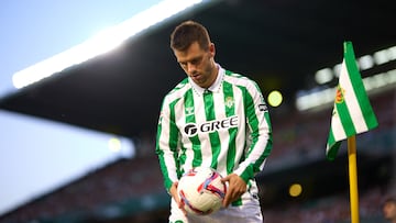 Lo Celso durante un partido de LaLiga EA Sports contra el Espanyol.