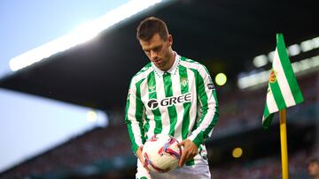 Lo Celso durante un partido de LaLiga EA Sports contra el Espanyol.