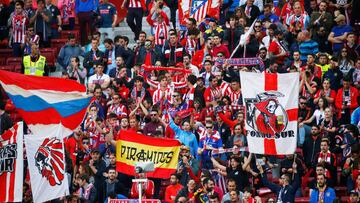 Soccer Football - La Liga Santander - Atletico Madrid v Villarreal - Wanda Metropolitano, Madrid, Spain - February 24, 2019  General view of fans inside the stadium    REUTERS/Javier Barbancho