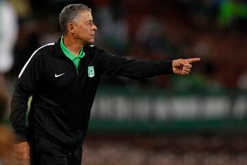 Pedro Sarmiento en el partido entre Nacional y Patriotas.