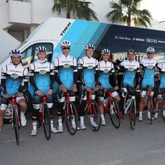 Contador se entrena con su nuevo equipo: Polartec Kometa