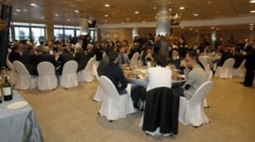 Las imágenes de la comida navideña del Real Madrid