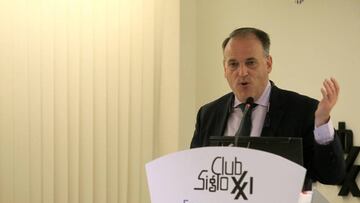 Tebas: "LaLiga no crecerá más porque a la Premier le vaya mal"